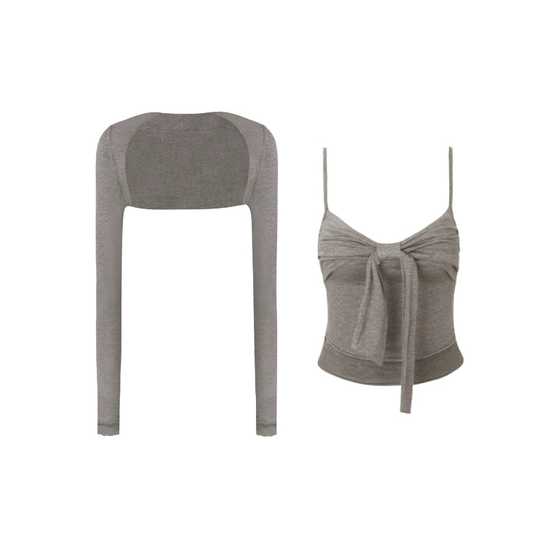 Design Sense Bow Waist Suspender Set