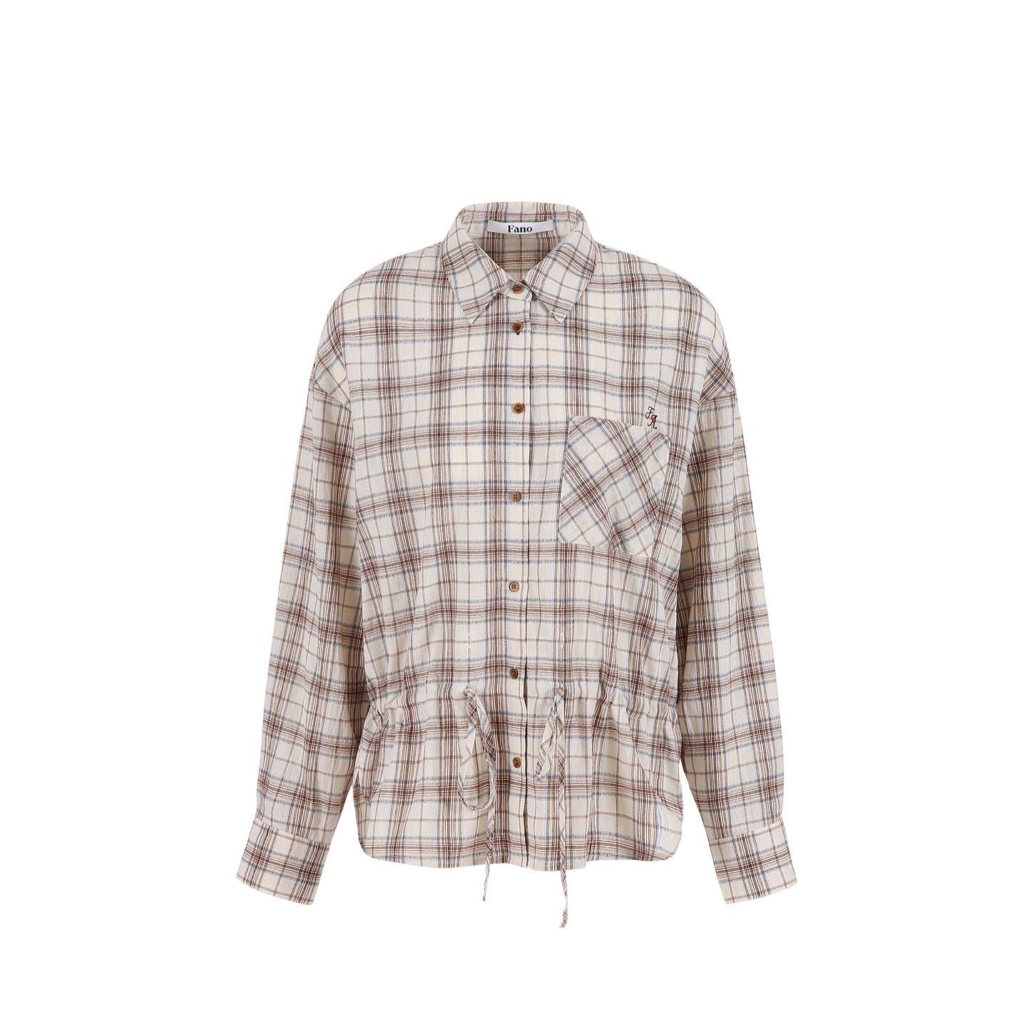 Caramel Milk Crisp Plaid Shirt