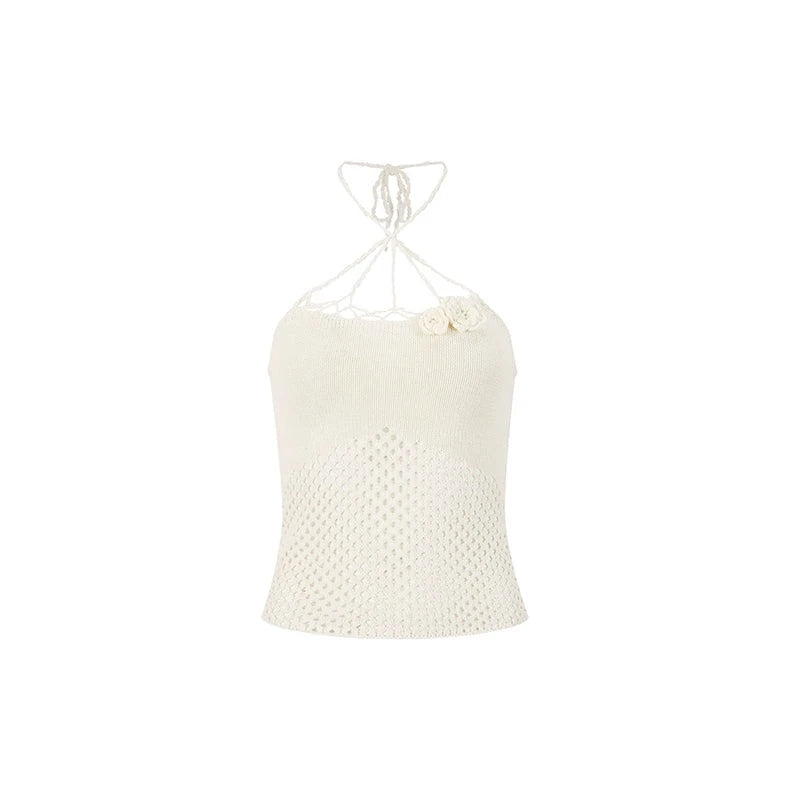 Rose Cut-out Camisole Top