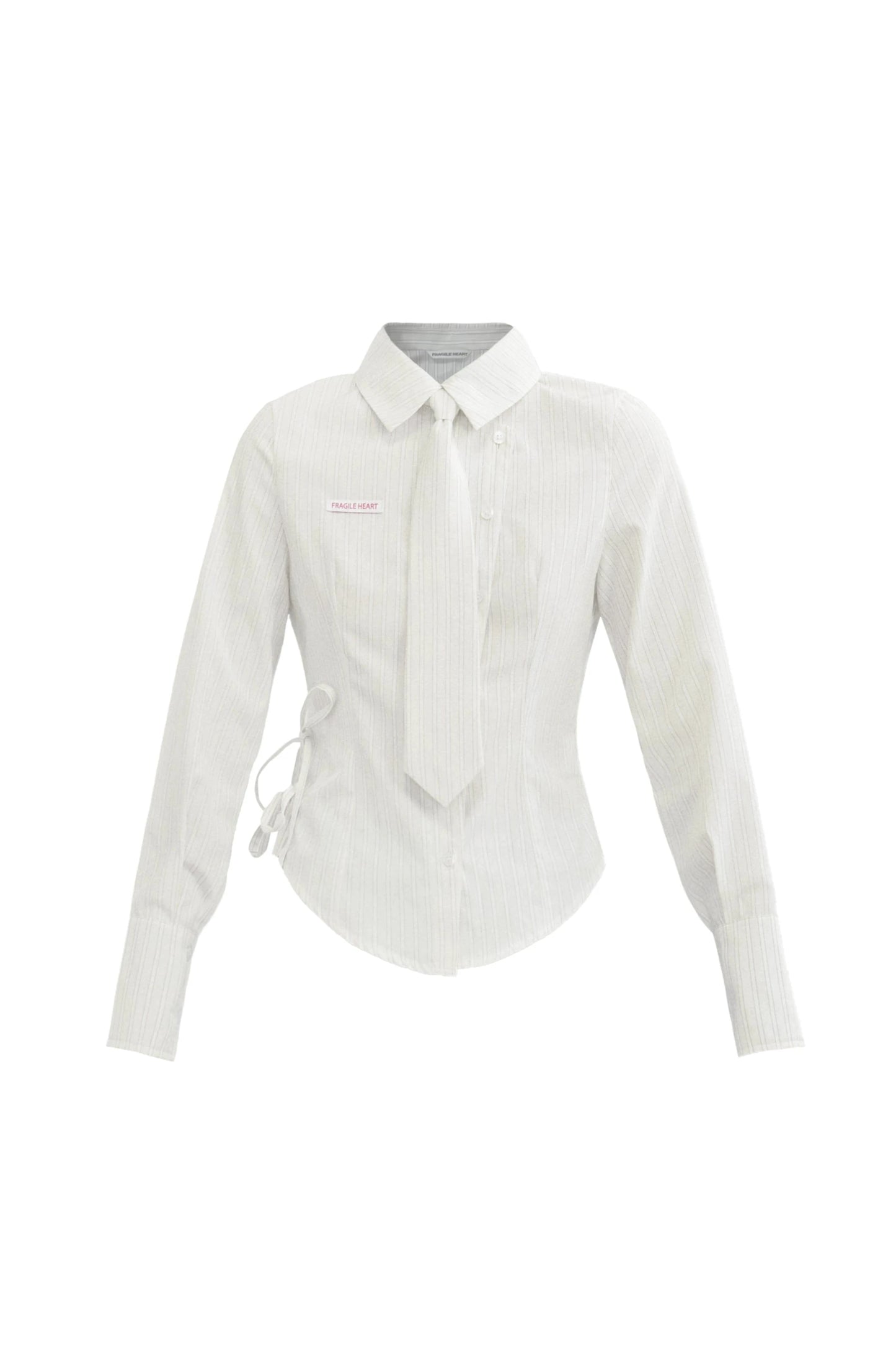 Französisches tailliertes gestreiftes Hemd