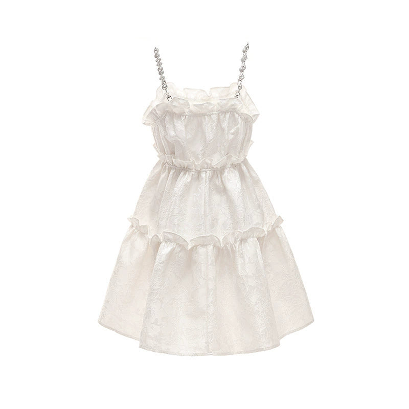 Original design slip puffy dress