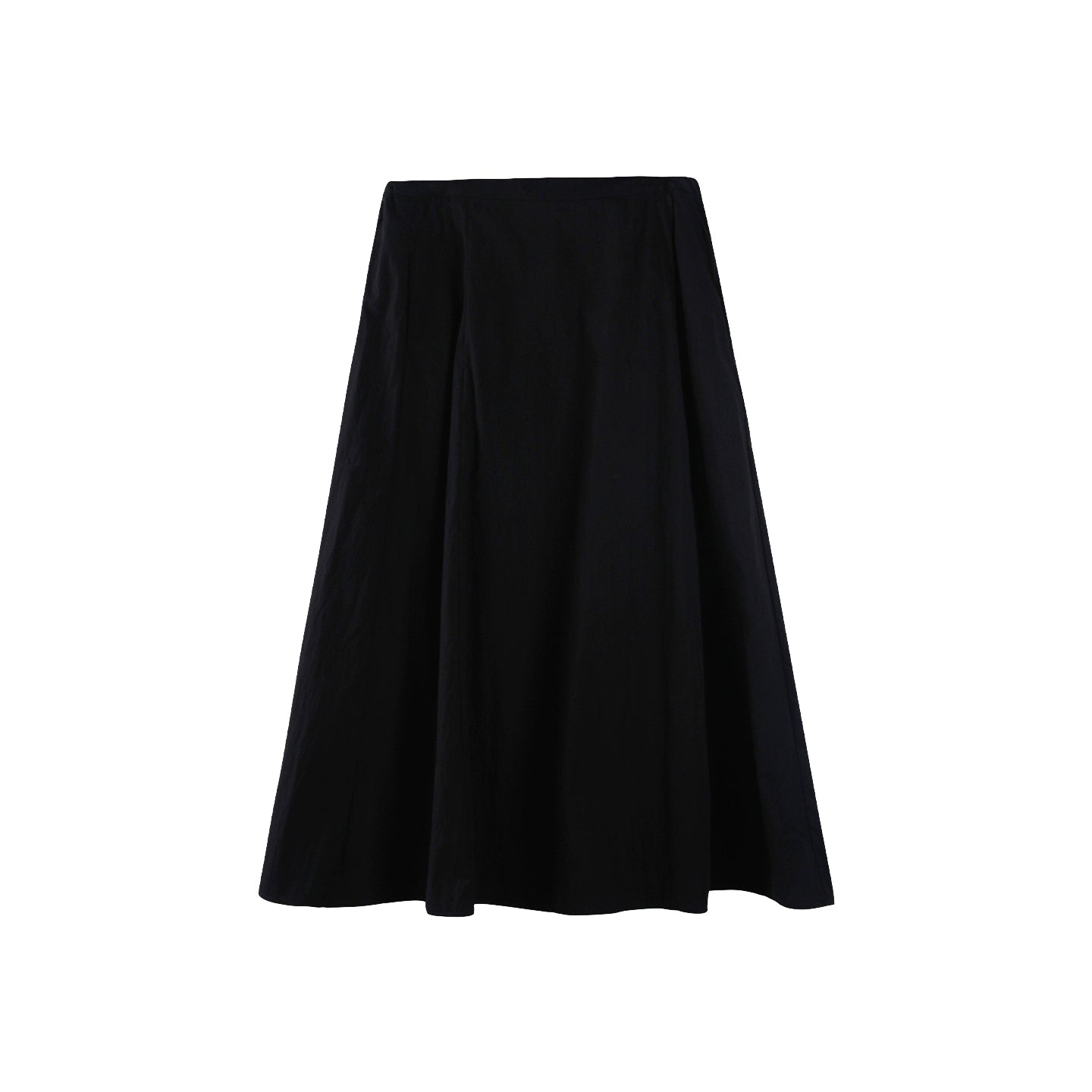 Black A-Line Umbrella Skirt