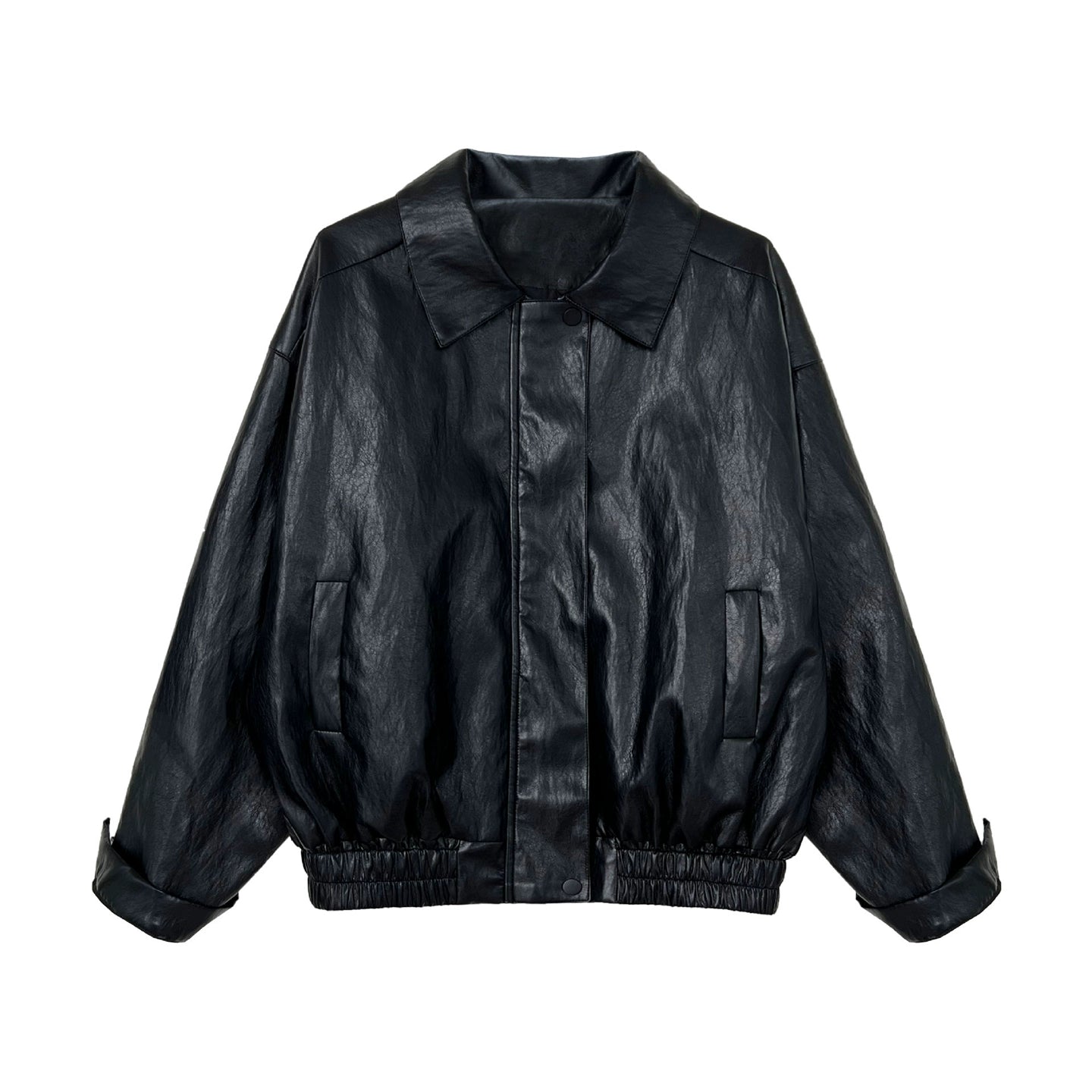 Caramel Wax PU Leather Jacket