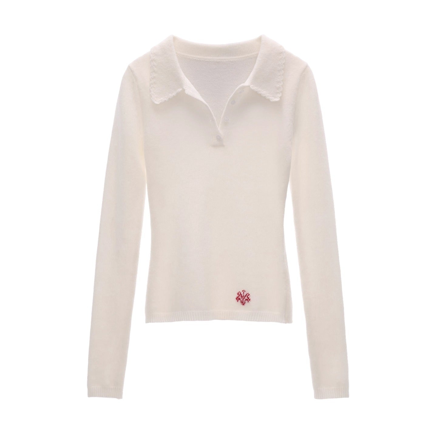 Vintage Crochet V-Neck Top Set-Up