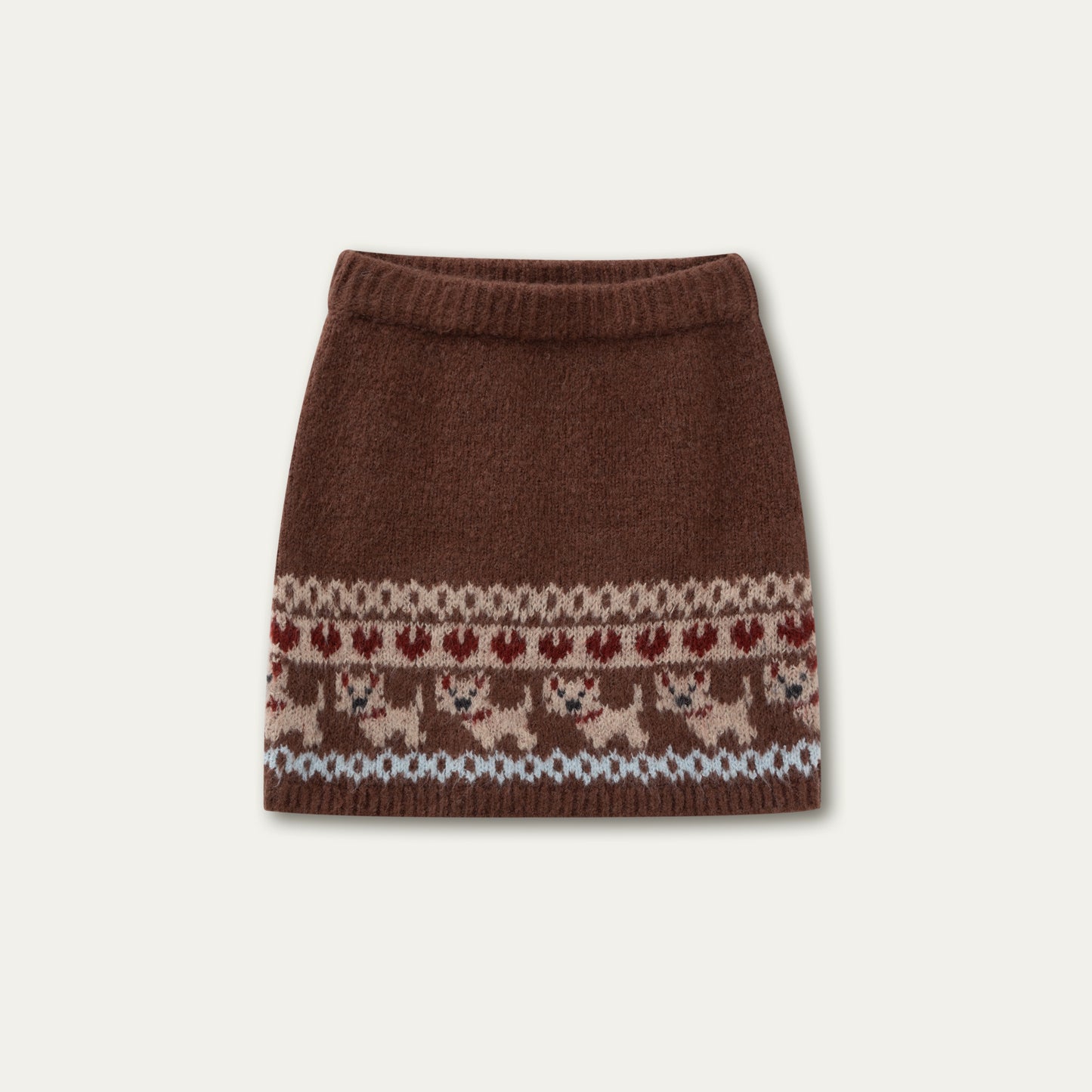 Vintage Knit College Style Sweater Set-Up