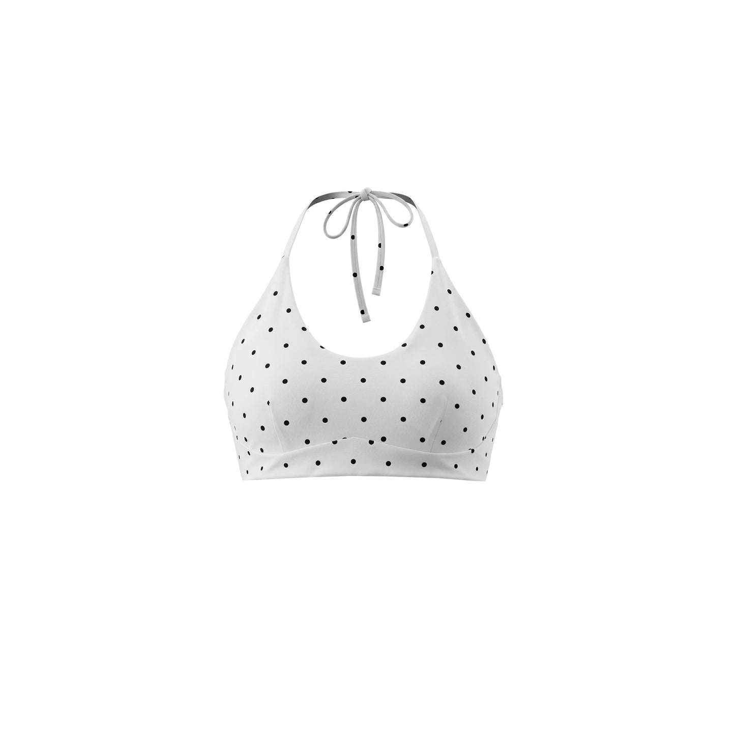 Gepunkteter Neckholder-BH
