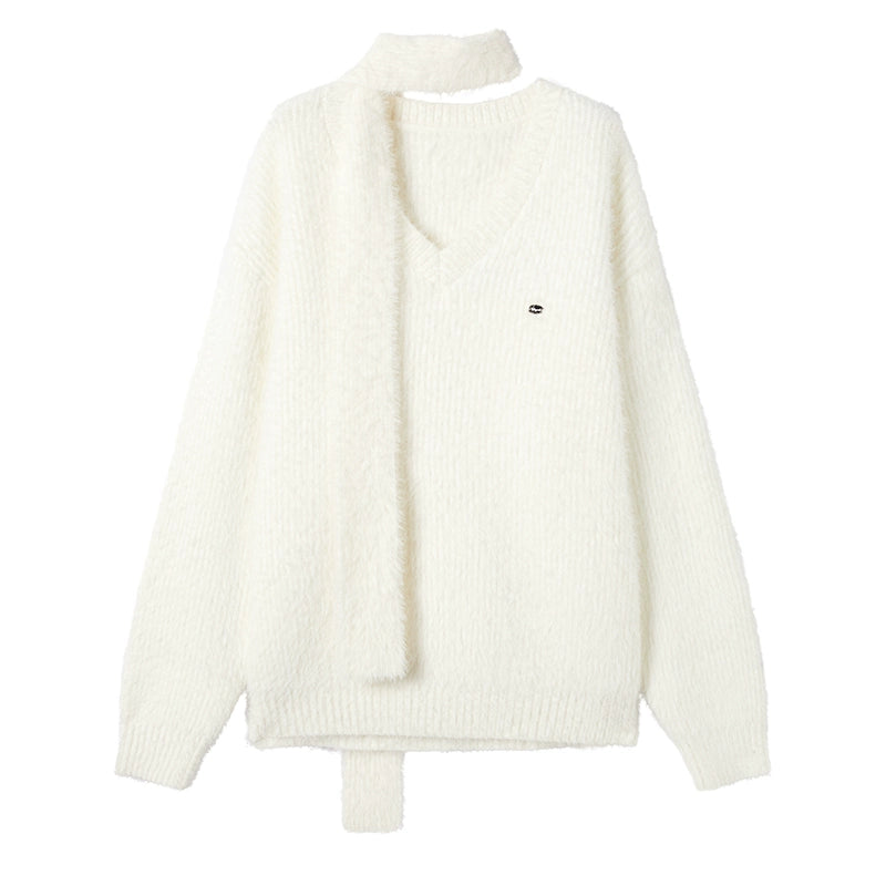 Streamer Soft Waxy Knitwear Top