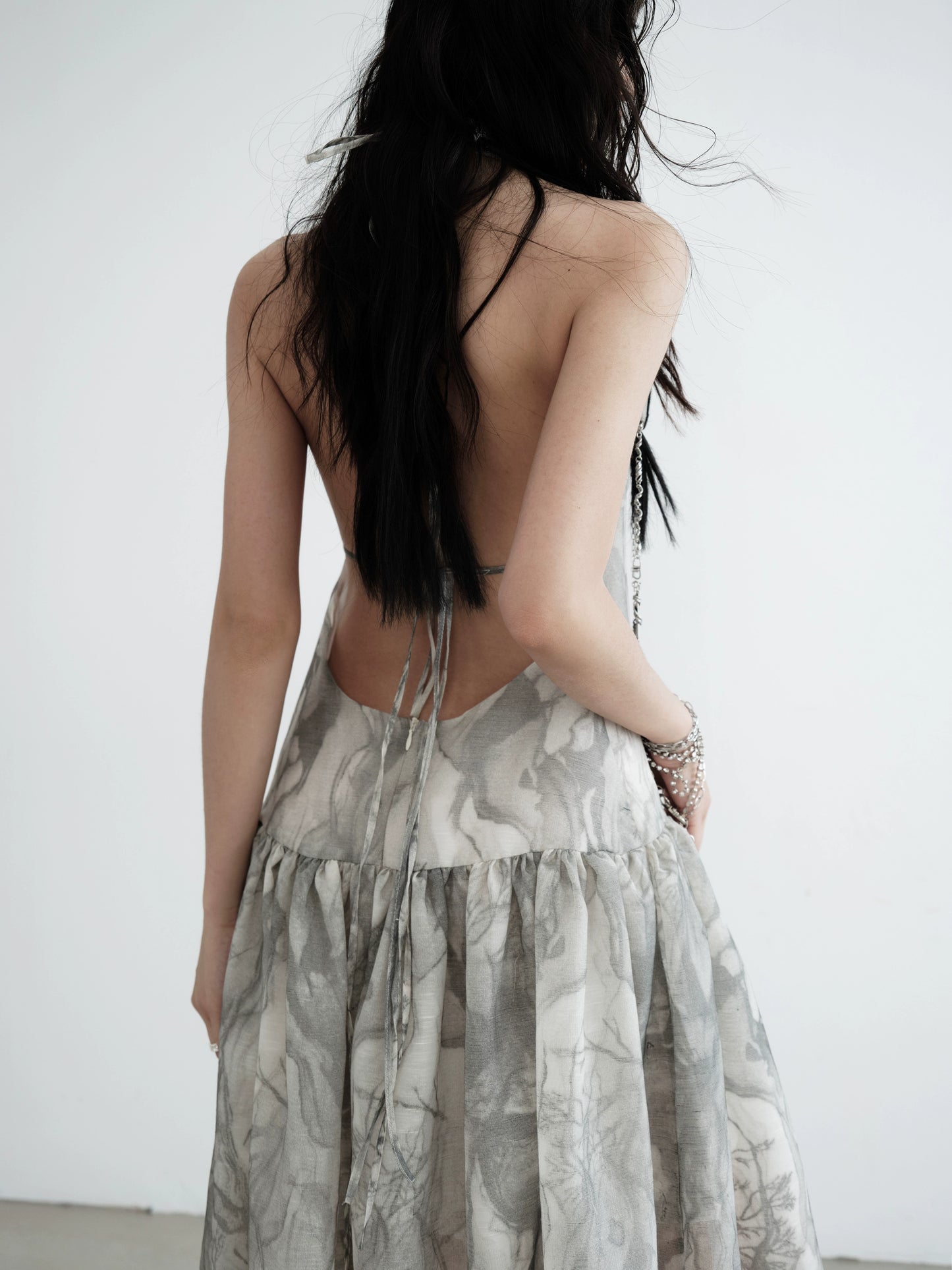 Robe nuisette dos nu