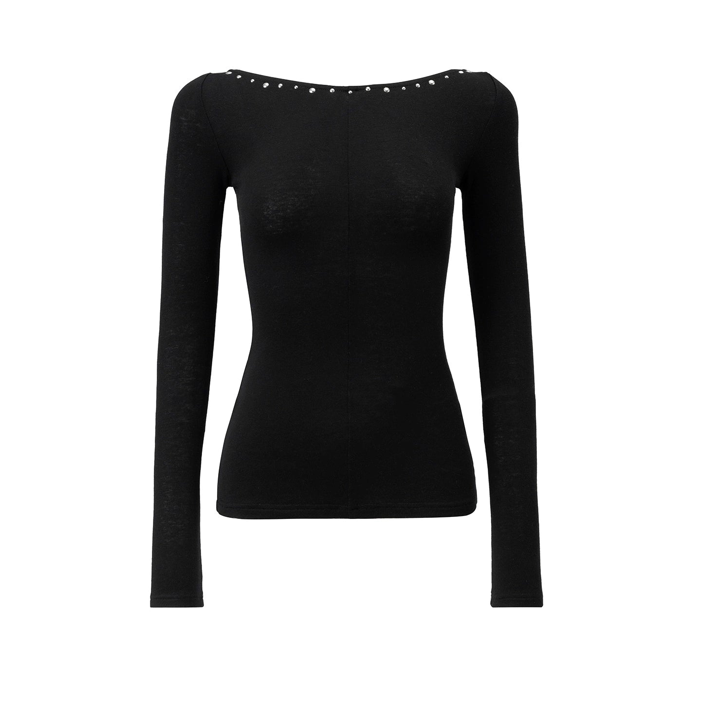 Hot Diamond Shoulder Buckle Shirt