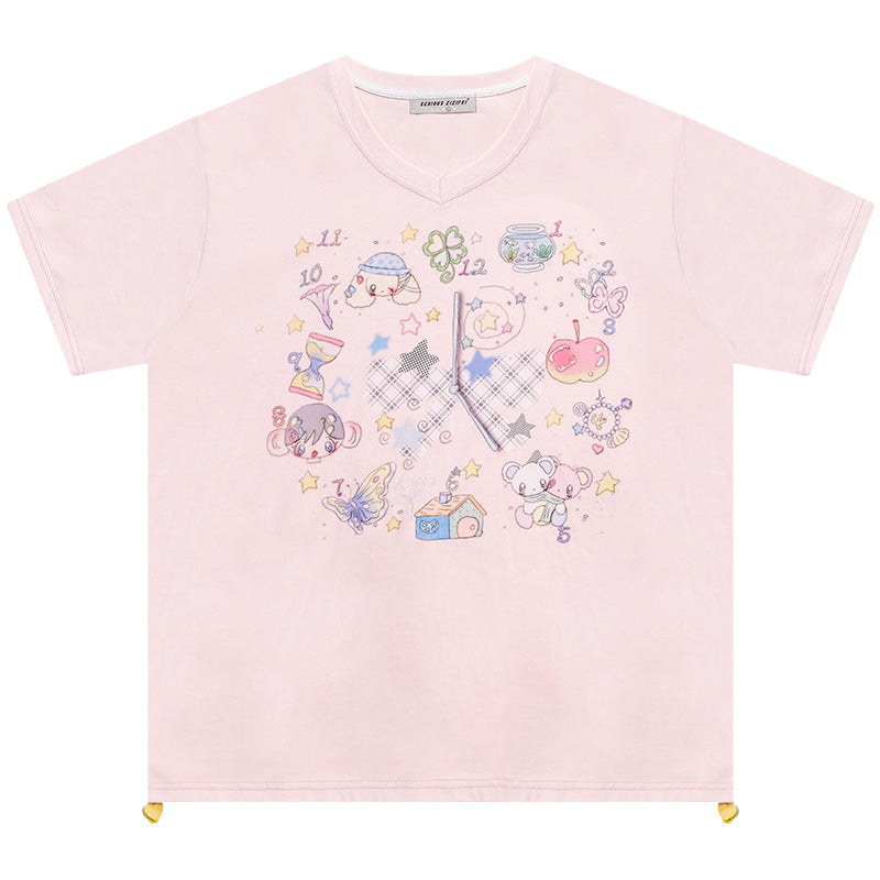 Loose Fit Art Print T-Shirt