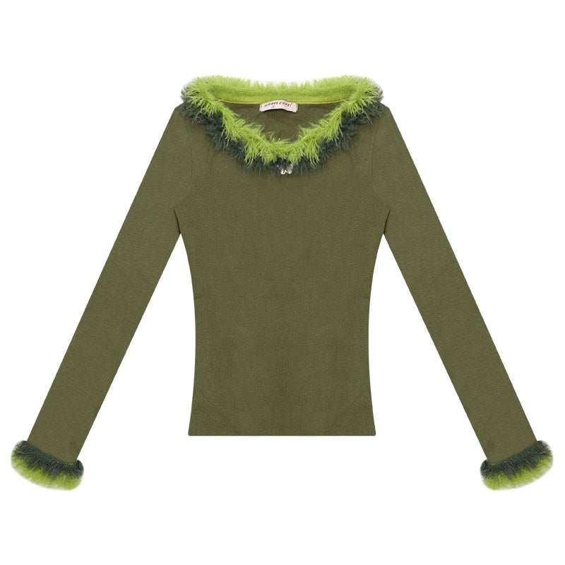 American Retro Knitted Sweater