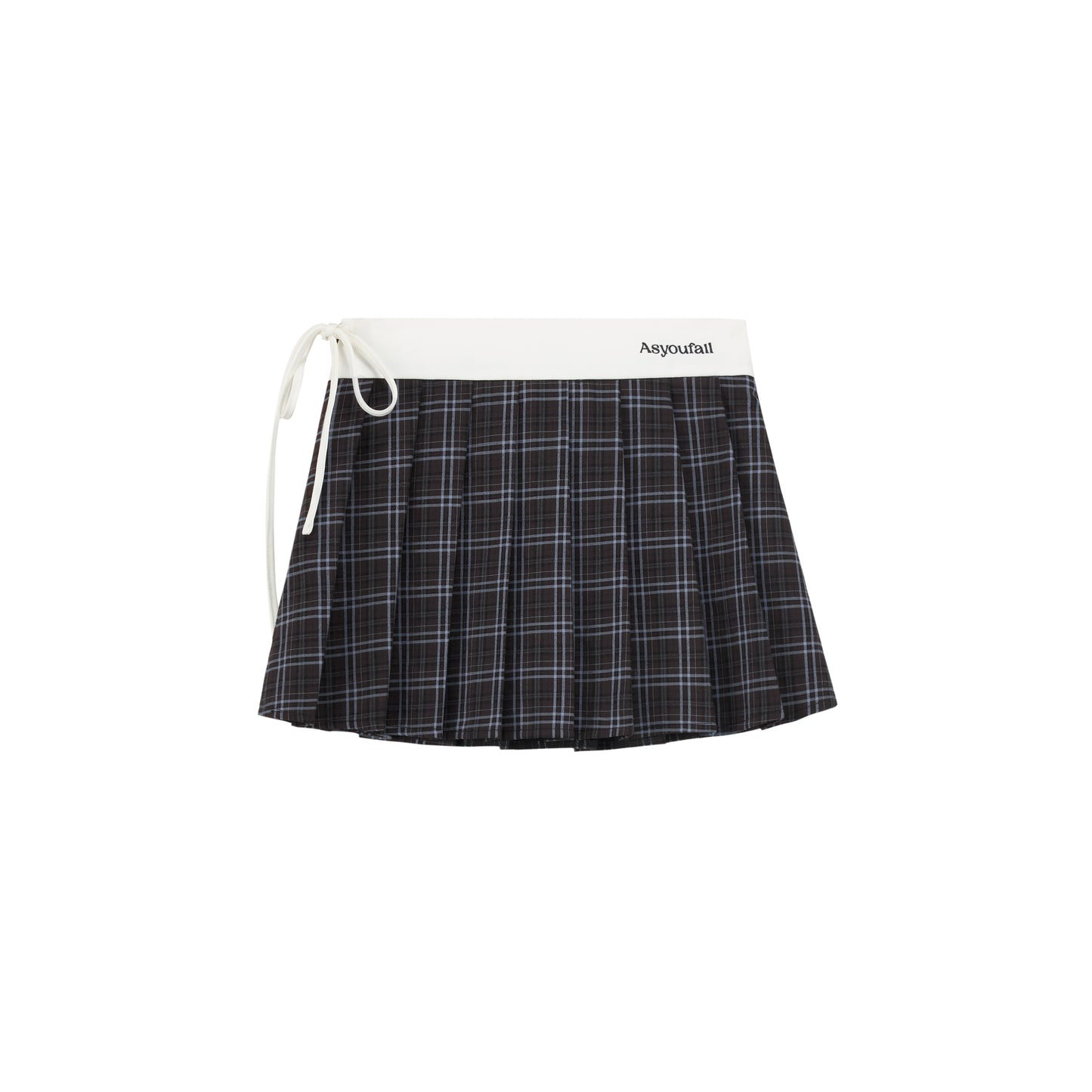 Berlin Prologue Retro Plaid Pleated Skirt