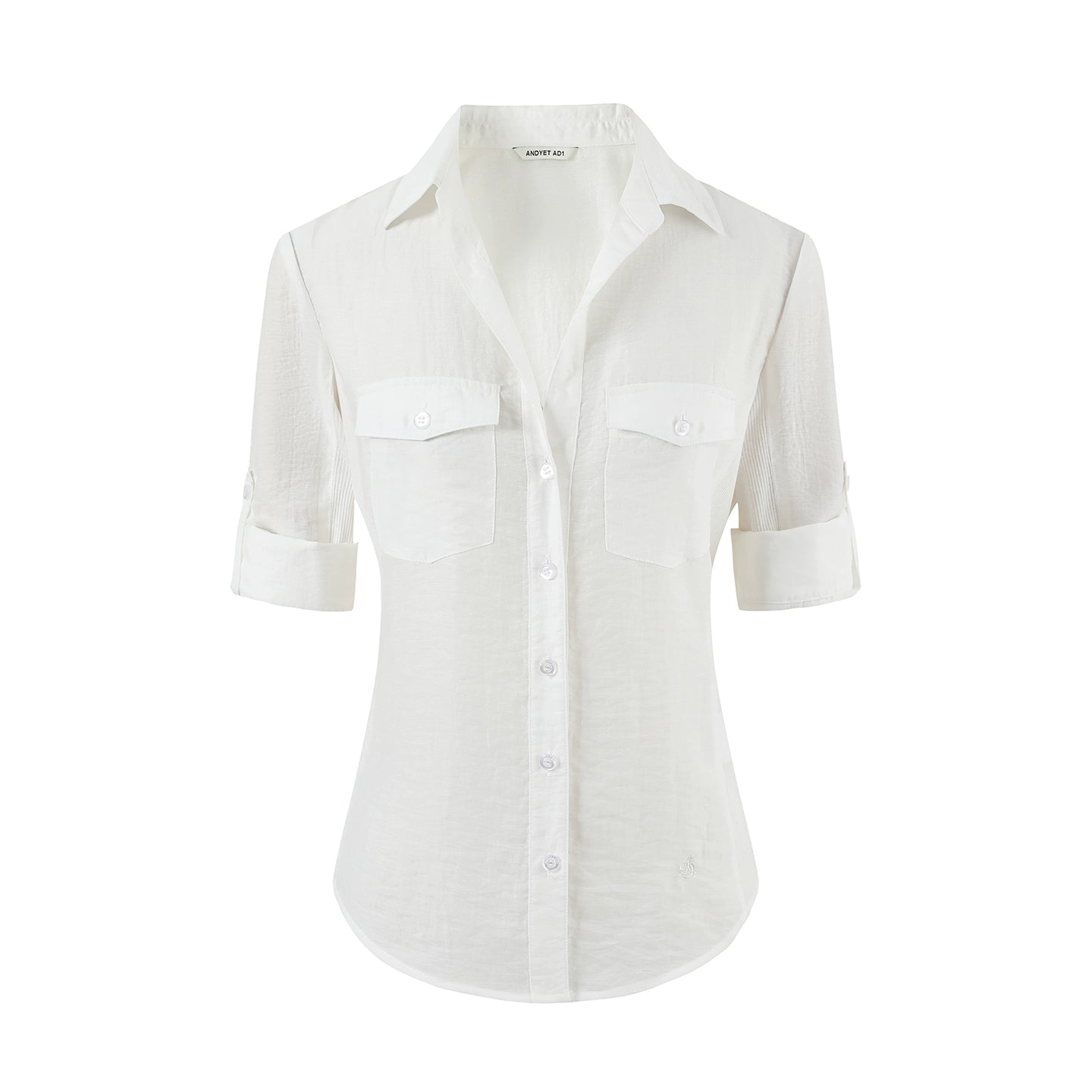 Sheer Patchwork Shirt