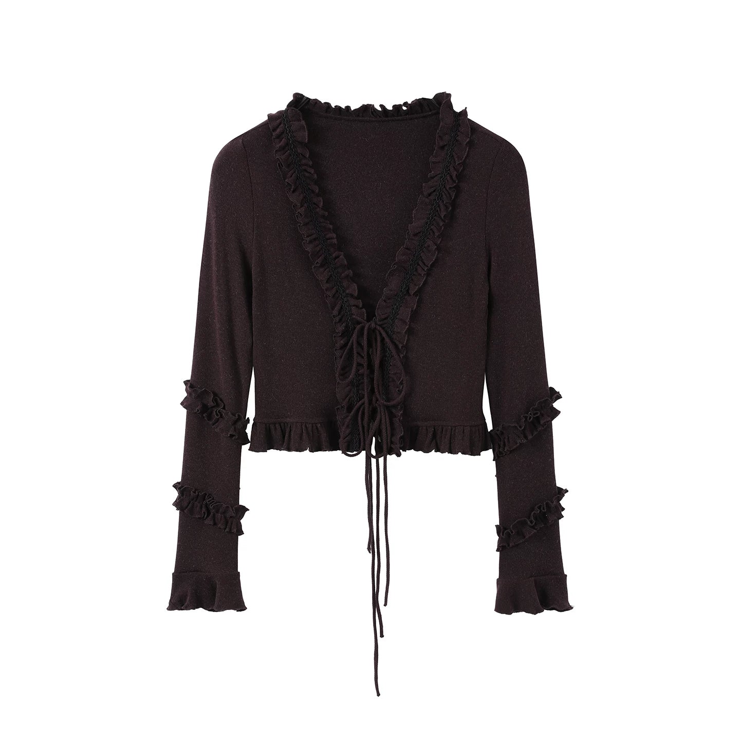 Comfort Embracing Knitted Cardigan Top