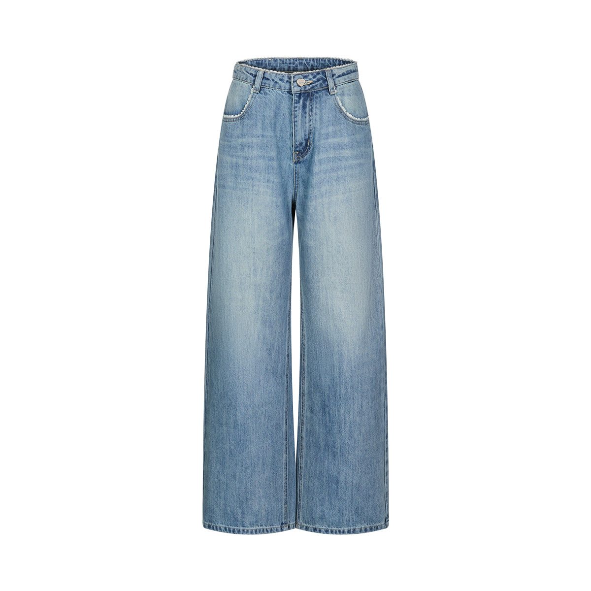 치즈 나비 리본 청바지