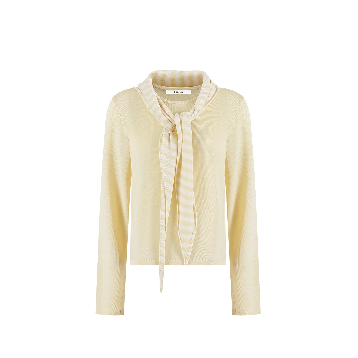 Tencel Striped Knit Shawl Set