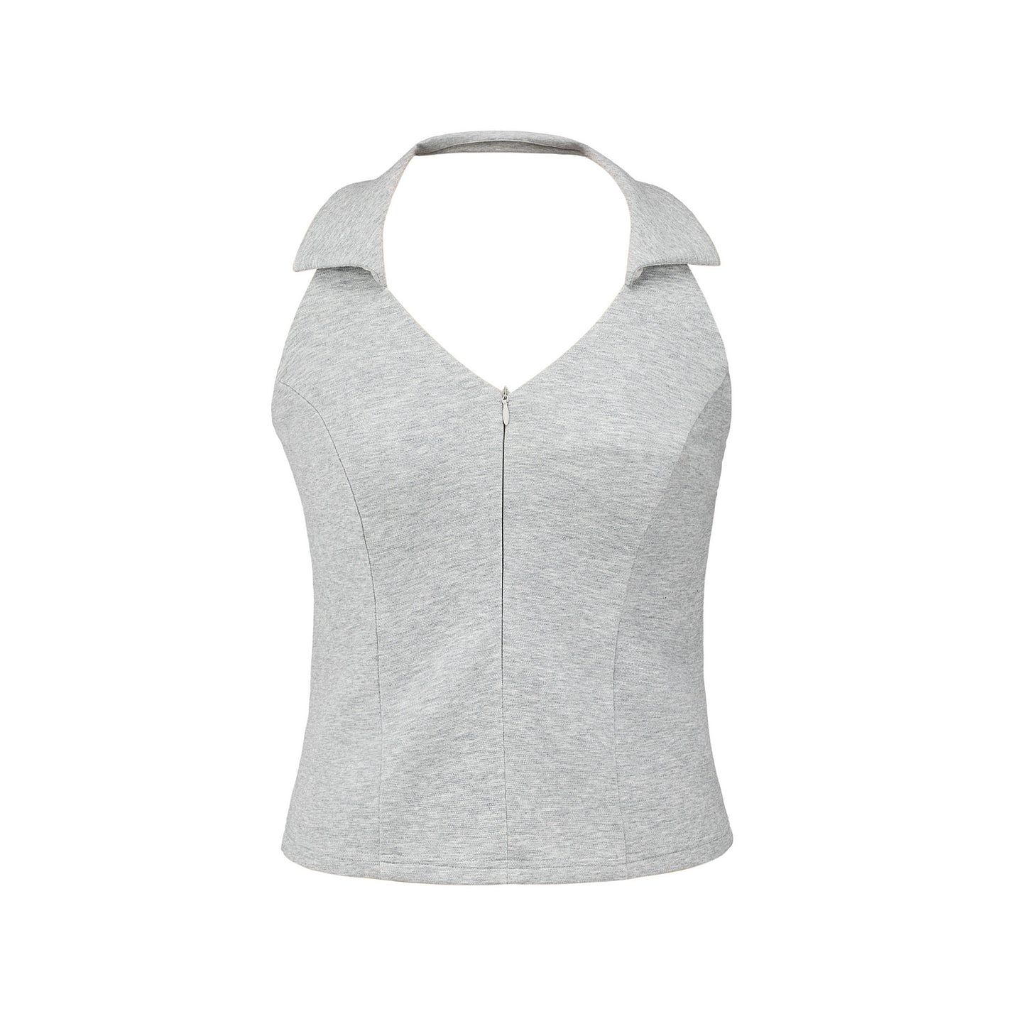 Gray Slim Fit Tank Top