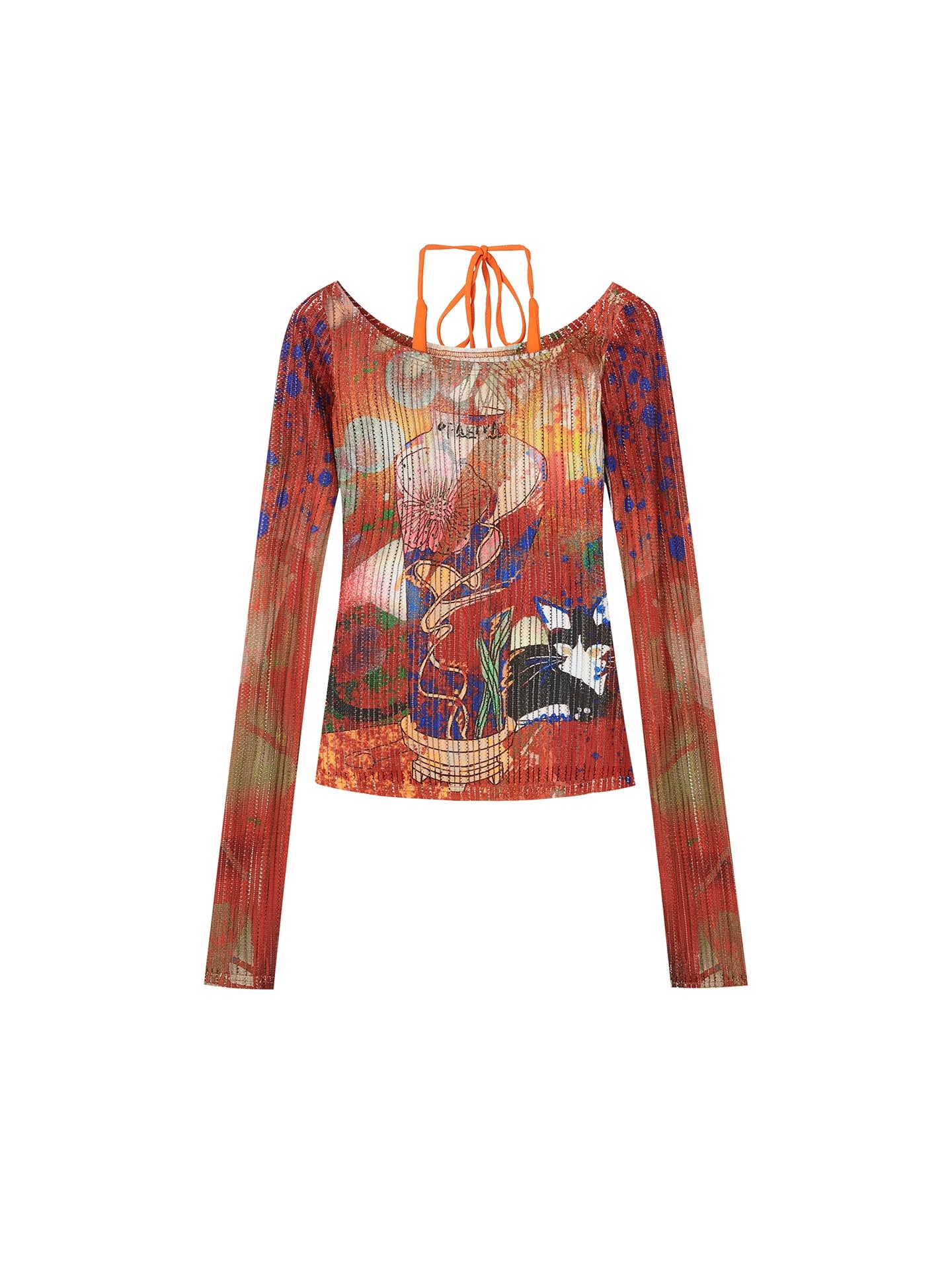 Floral One-Shoulder Base Layer