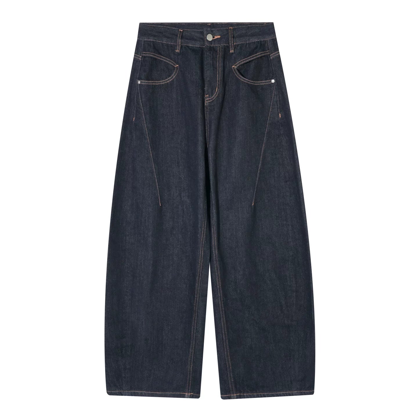 Brushed Distressed Retro Jeans