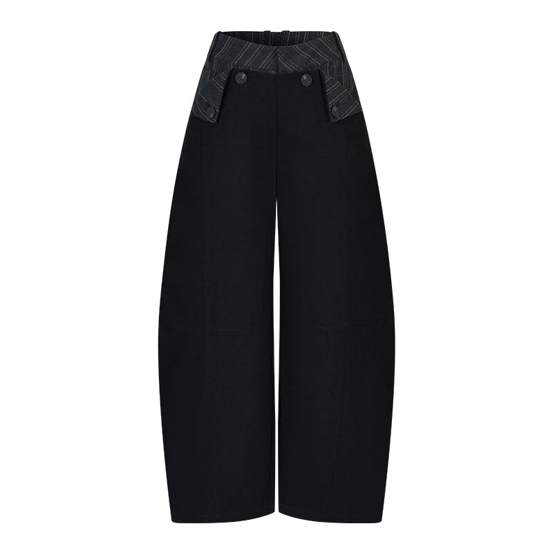 Yuan Boundary Double Waist Pants