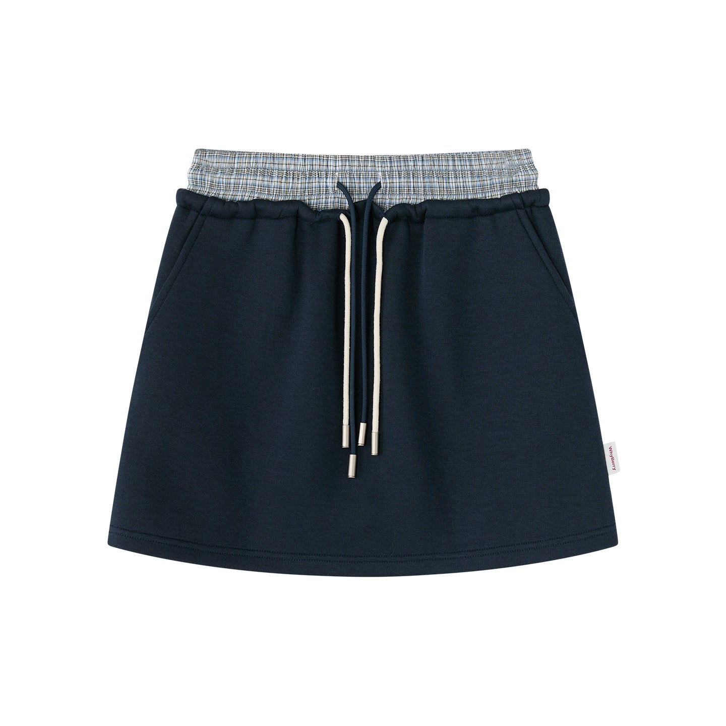 Korean Style Patchwork Plaid Skirt