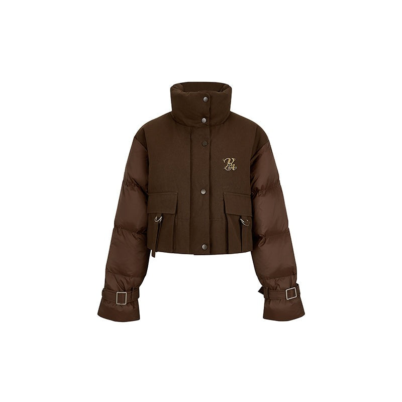 하이 넥 다운 재킷