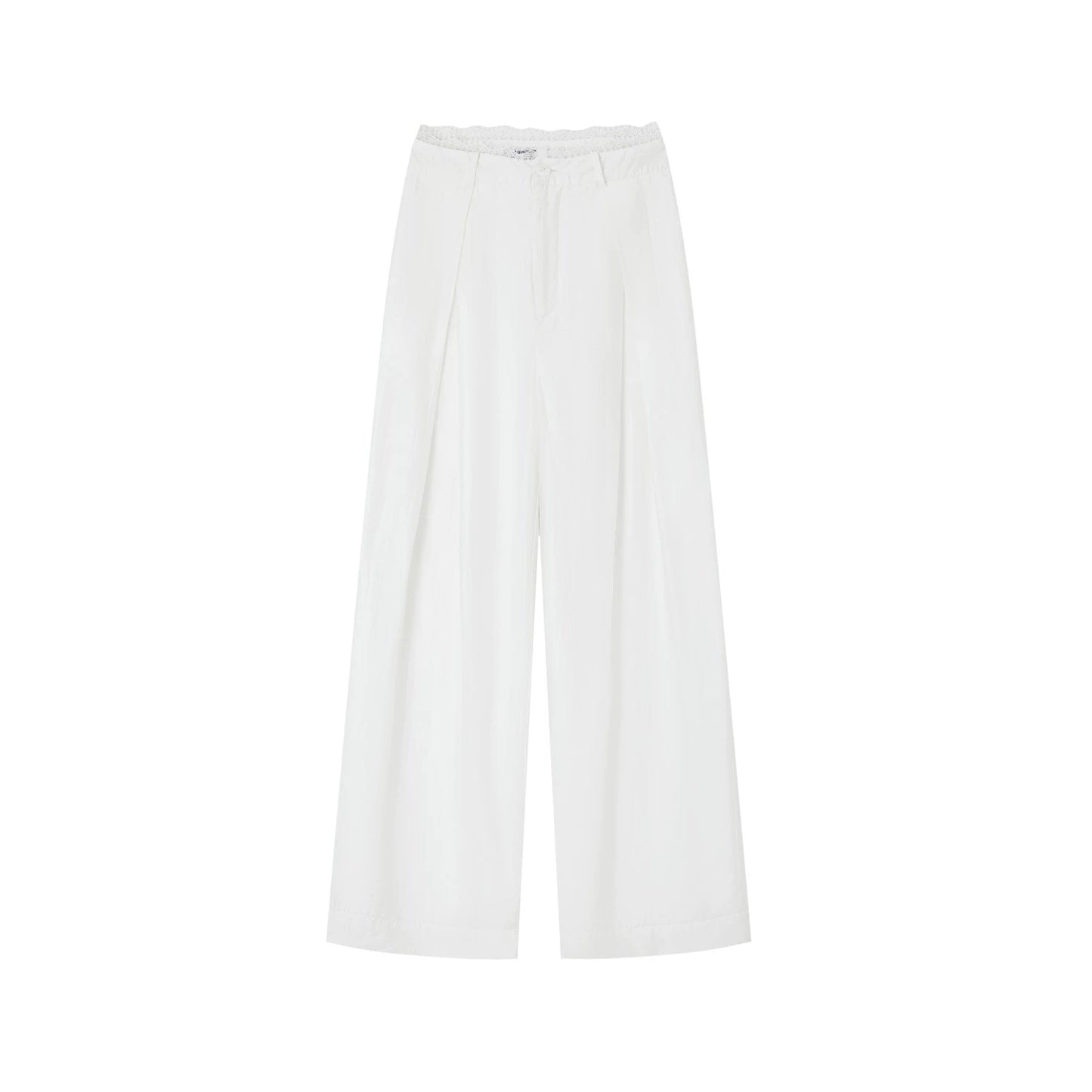 Pleated Organza Pants