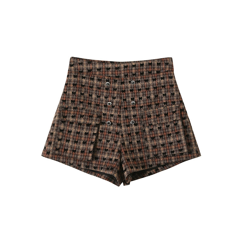 Caramel Cocoa Bow Check Set-Up