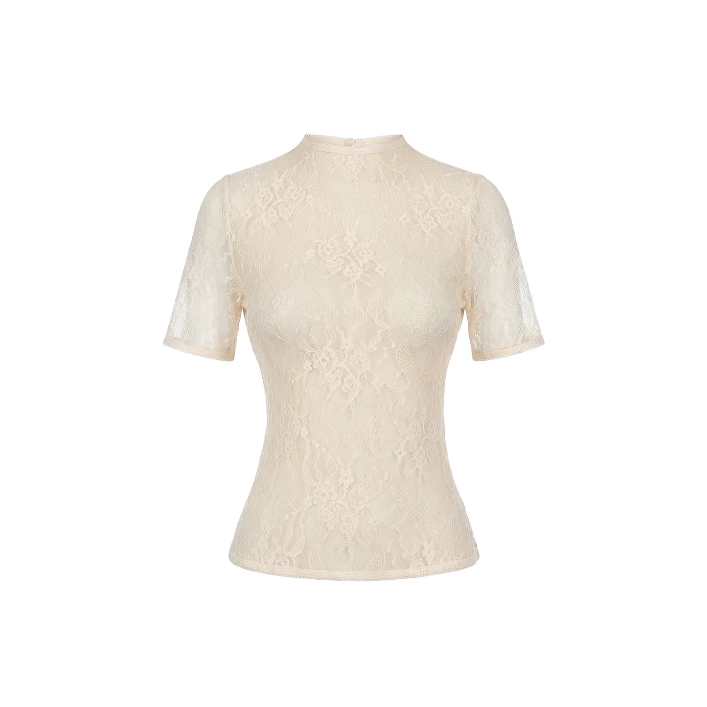 Navy Blue Lace Slimming Suit Set-Up