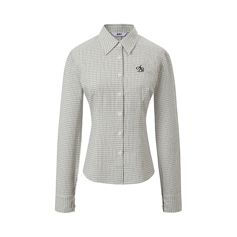 Chemise rayée à manches longues