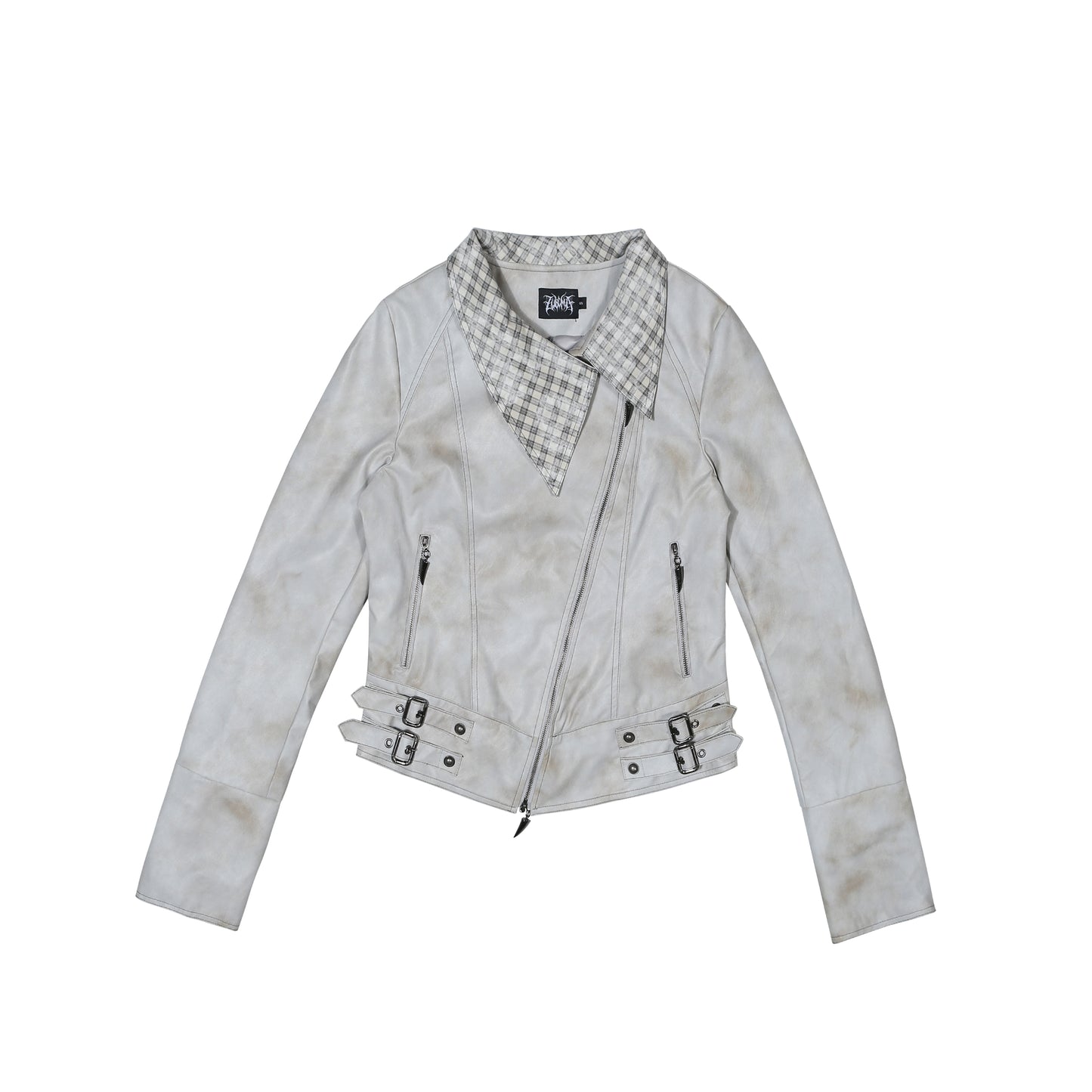 Short Length Vintage Leather Jacket