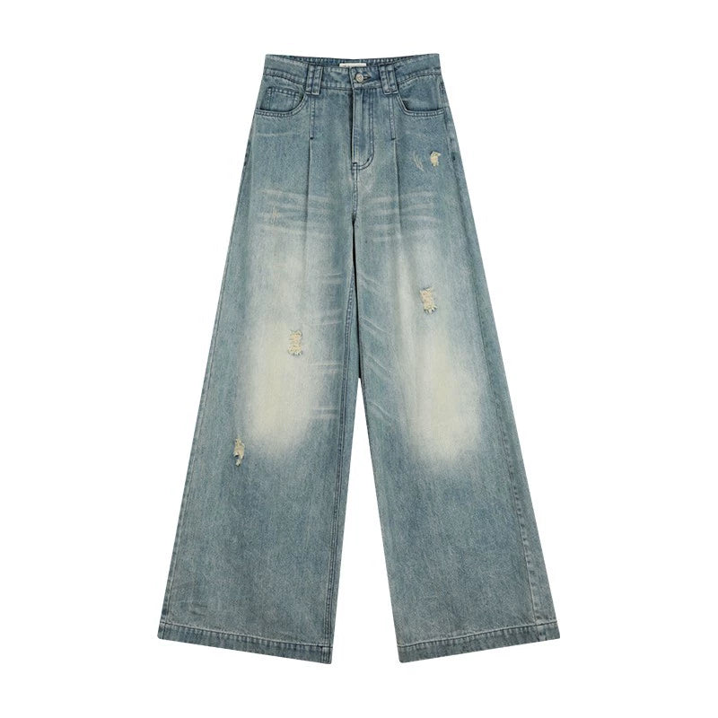 Rippe Wide-Leg Jeans