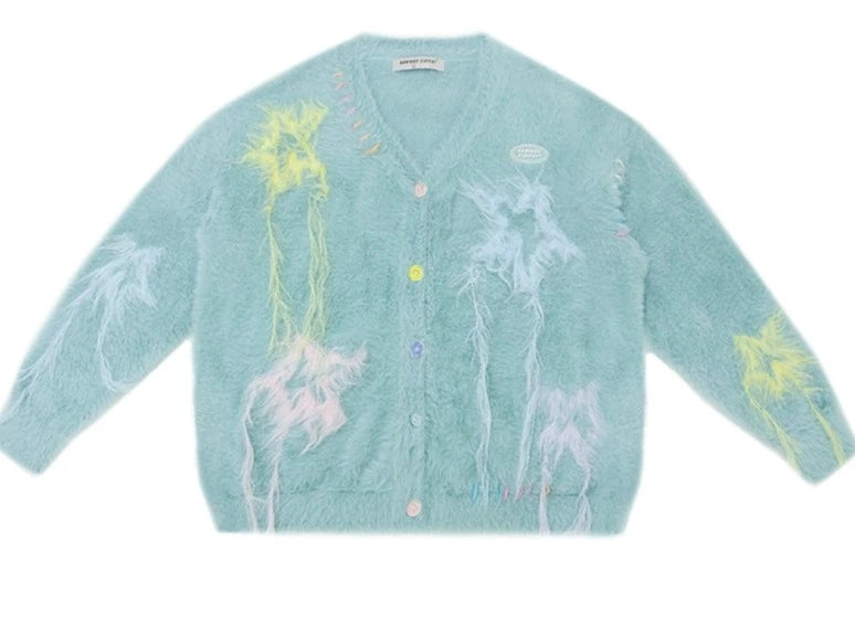 American high-end sweater cardigan Coat