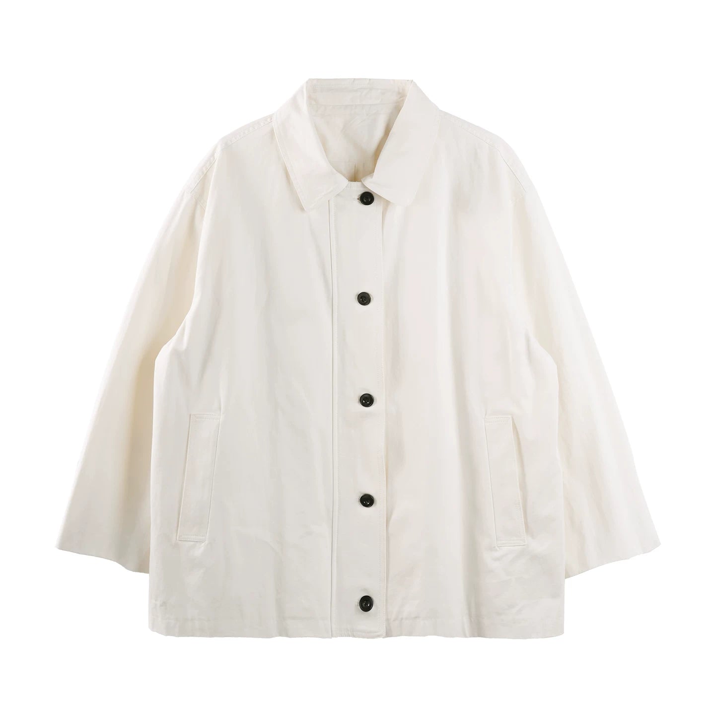 Japanese Double-Breasted Trench Coat