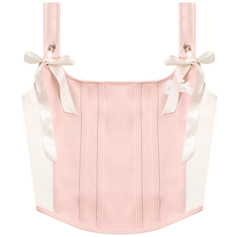 American Slim Fit Suspender Vest Top