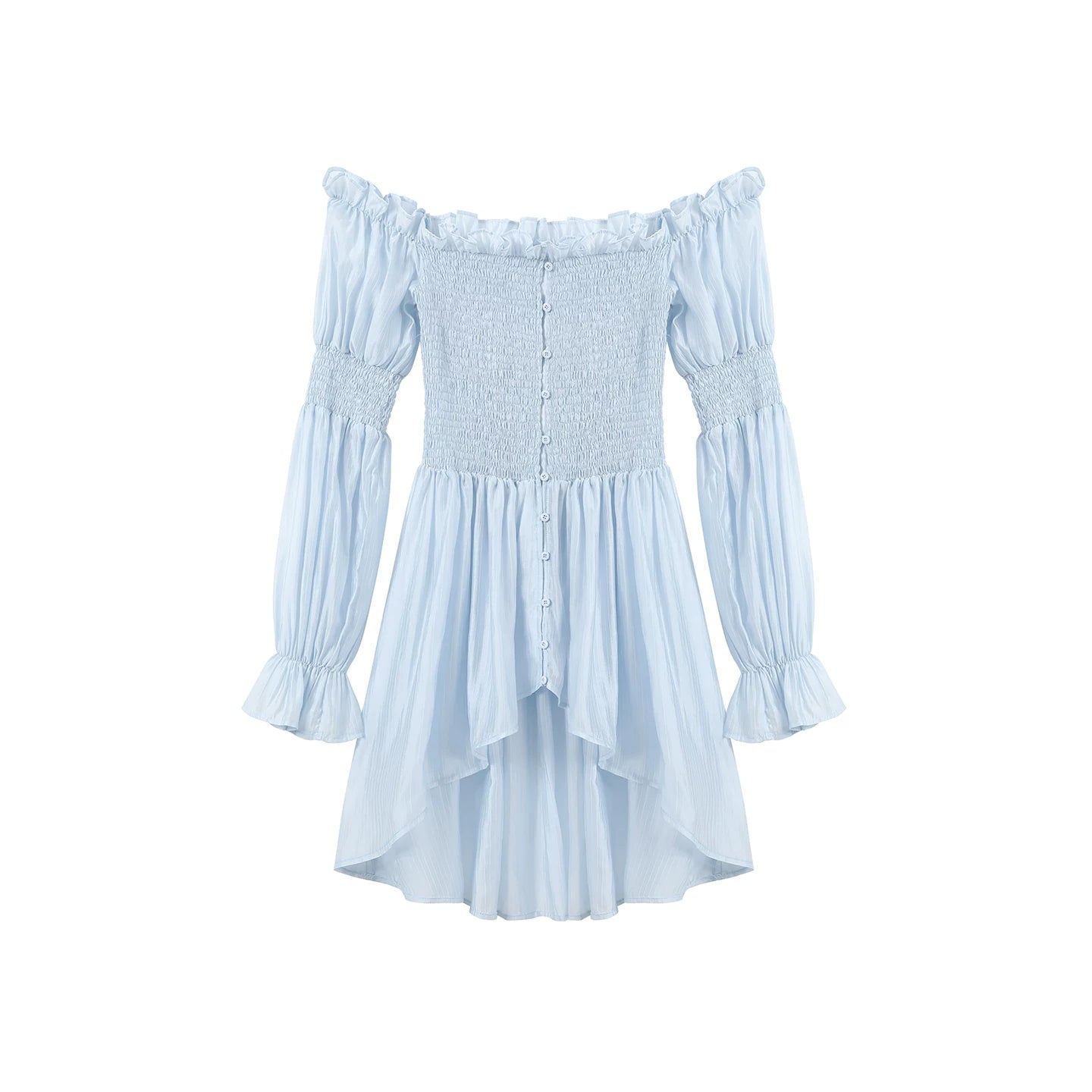 Misty French Ruched Dress