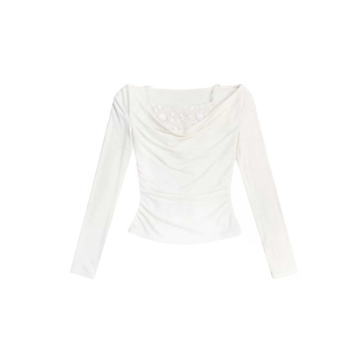 Pure Desire 퍼프 칼라 블라우스