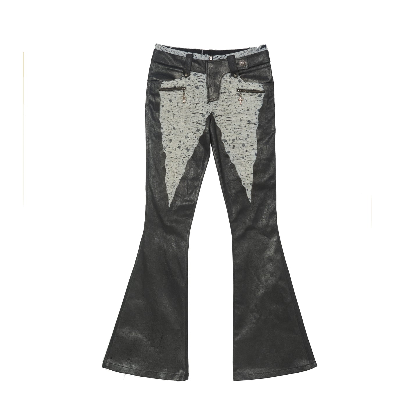 Retro Slimming Denim Trousers