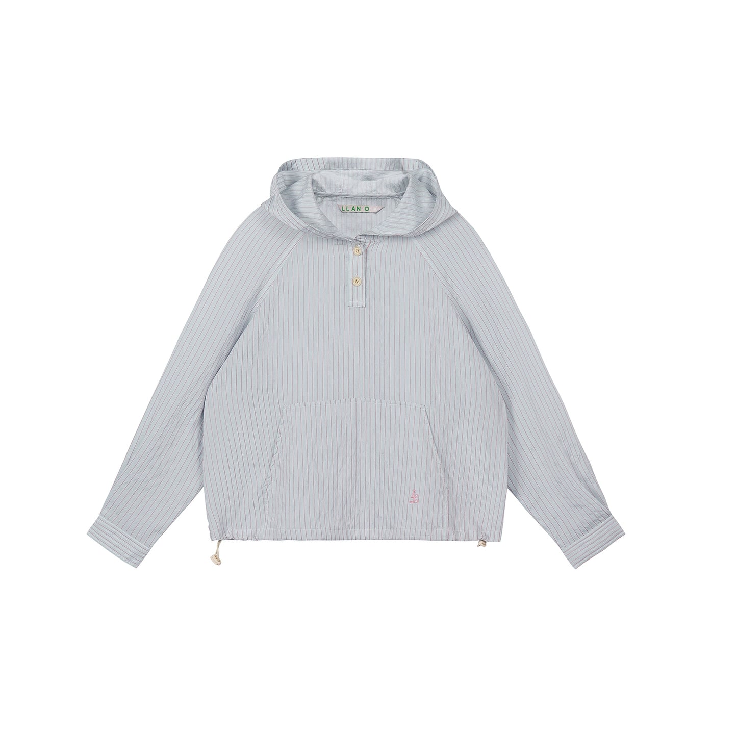 레저 스트라이프 후디 탑