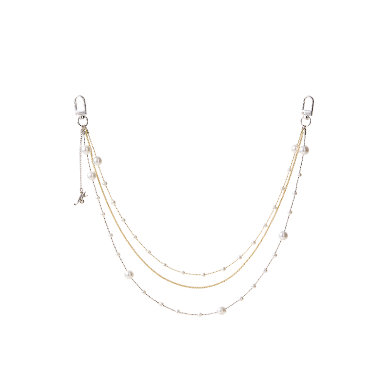 Lustrous Multi-Layered Pearl Waist Chain