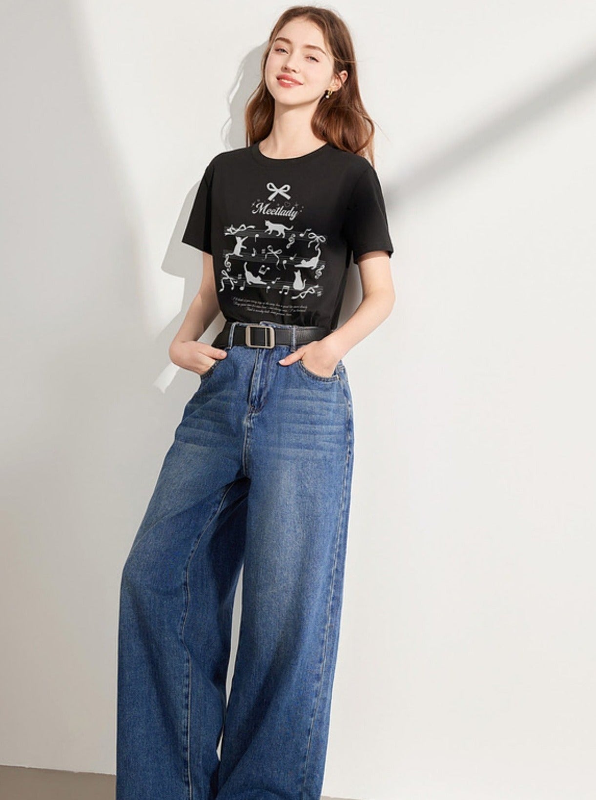 Short Sleeve Letter Print Body Shirt