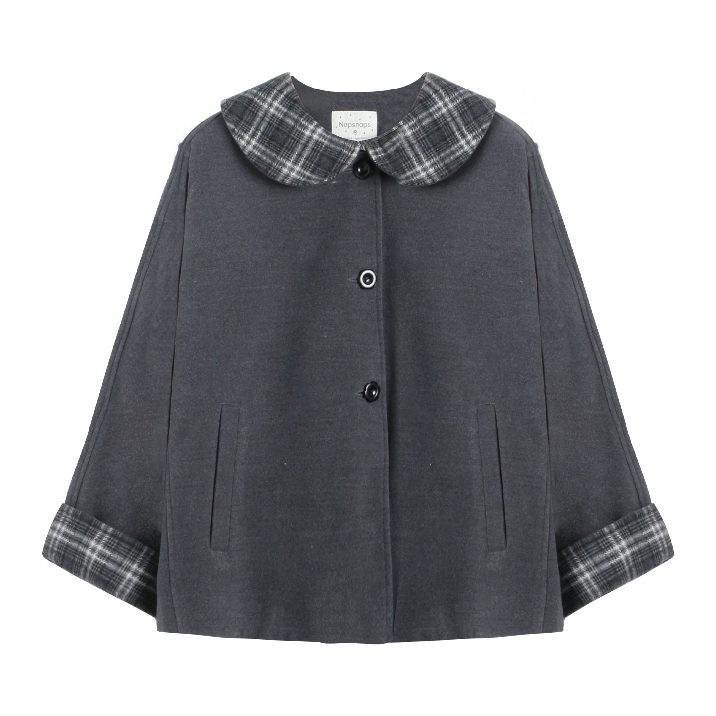 Vintage Puzzle Cloak Jacket