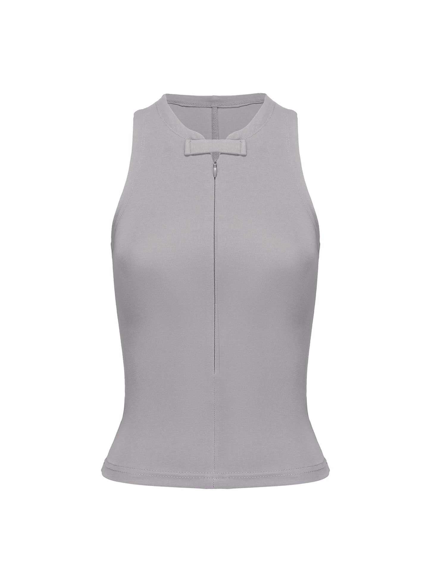 Gray Slim Fit Tank Top