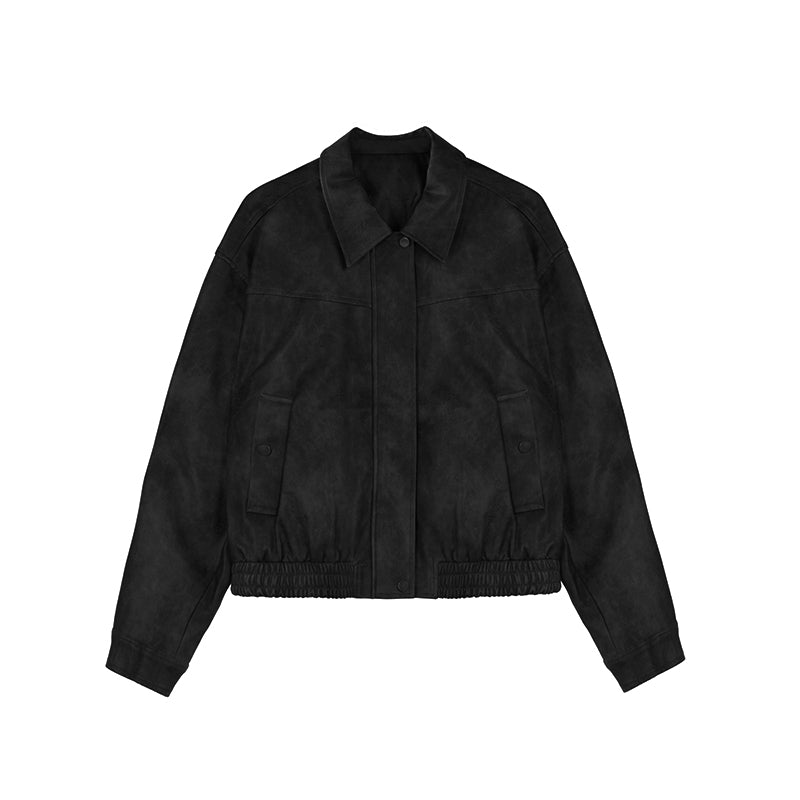 Halo Sense Brown Vintage Leather Jacket