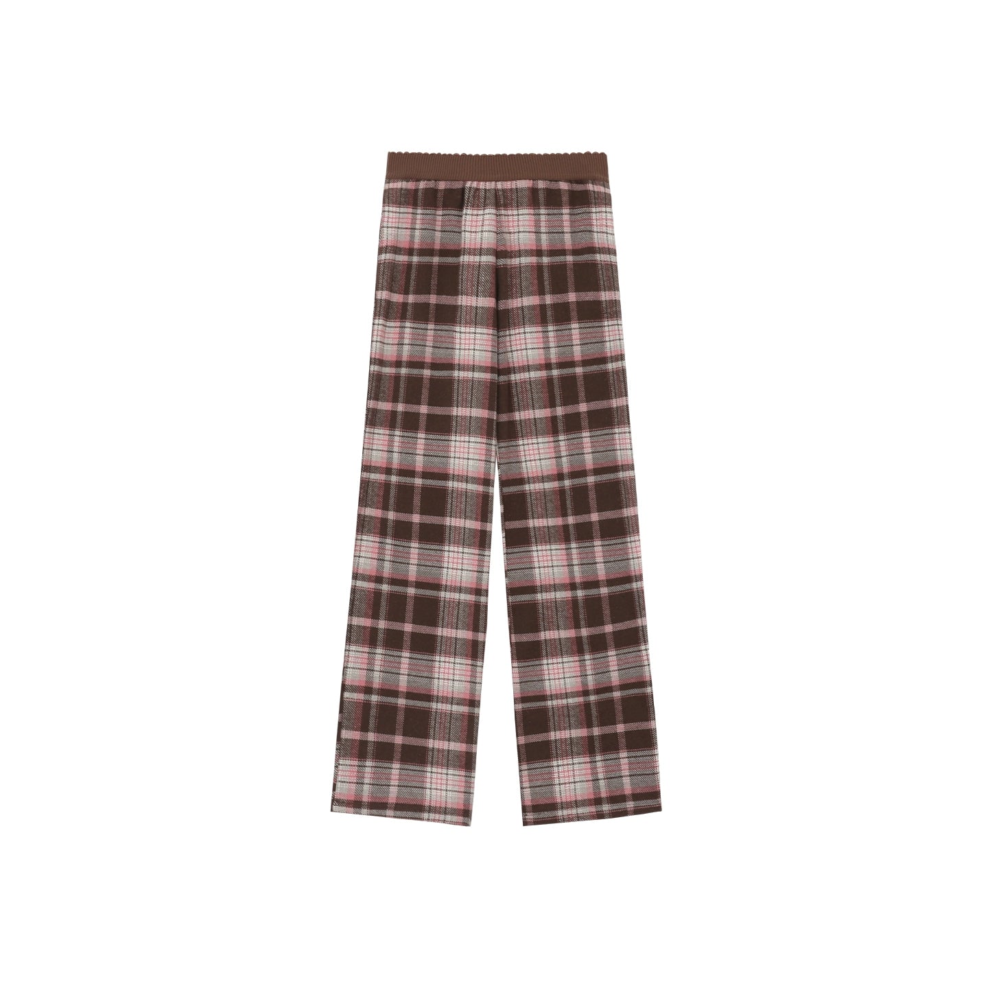 Retro Pink Plaid Pants