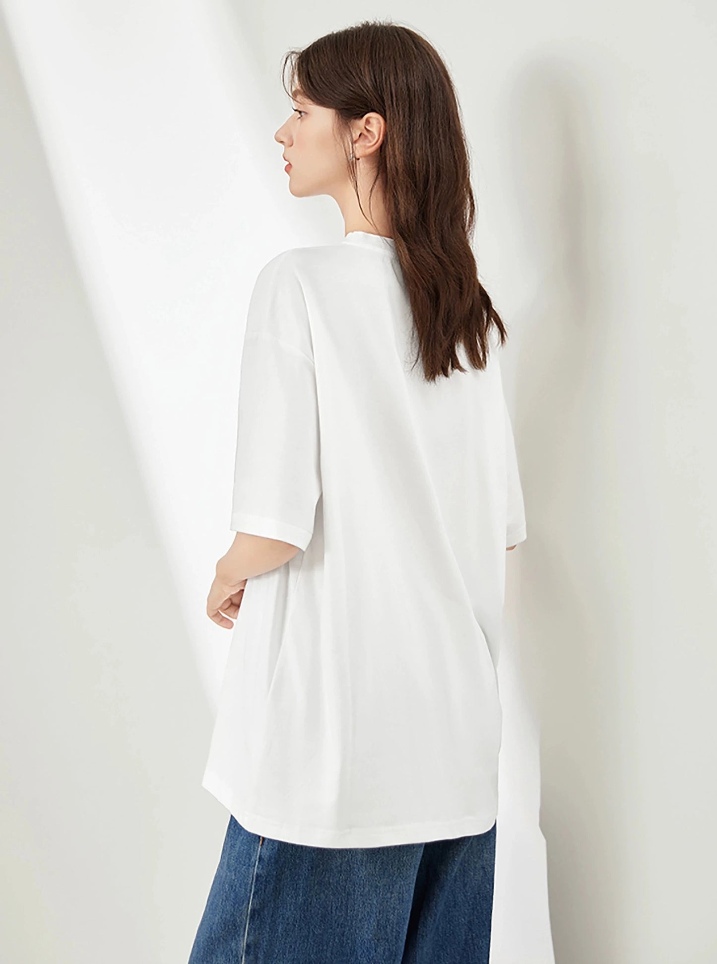 만화 토끼 티셔츠