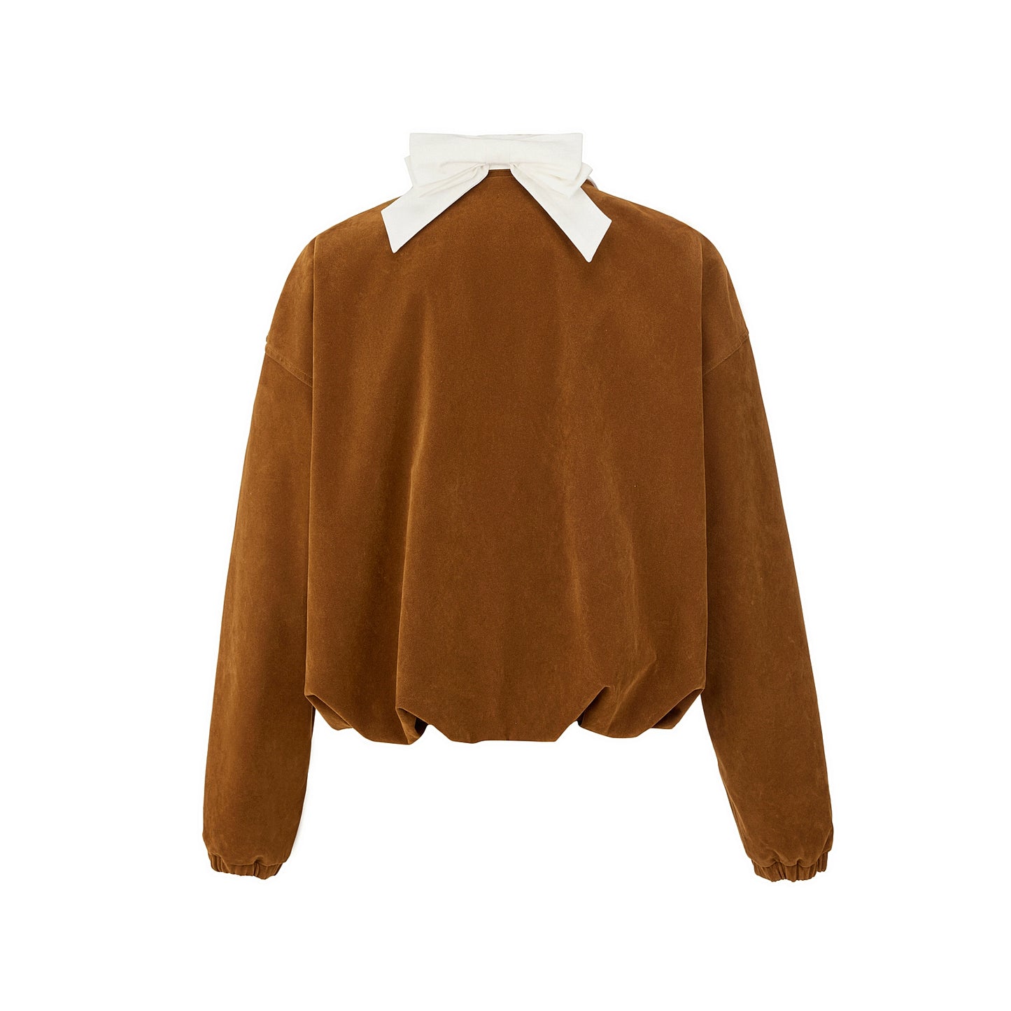 Detachable Bow Collar Jacket