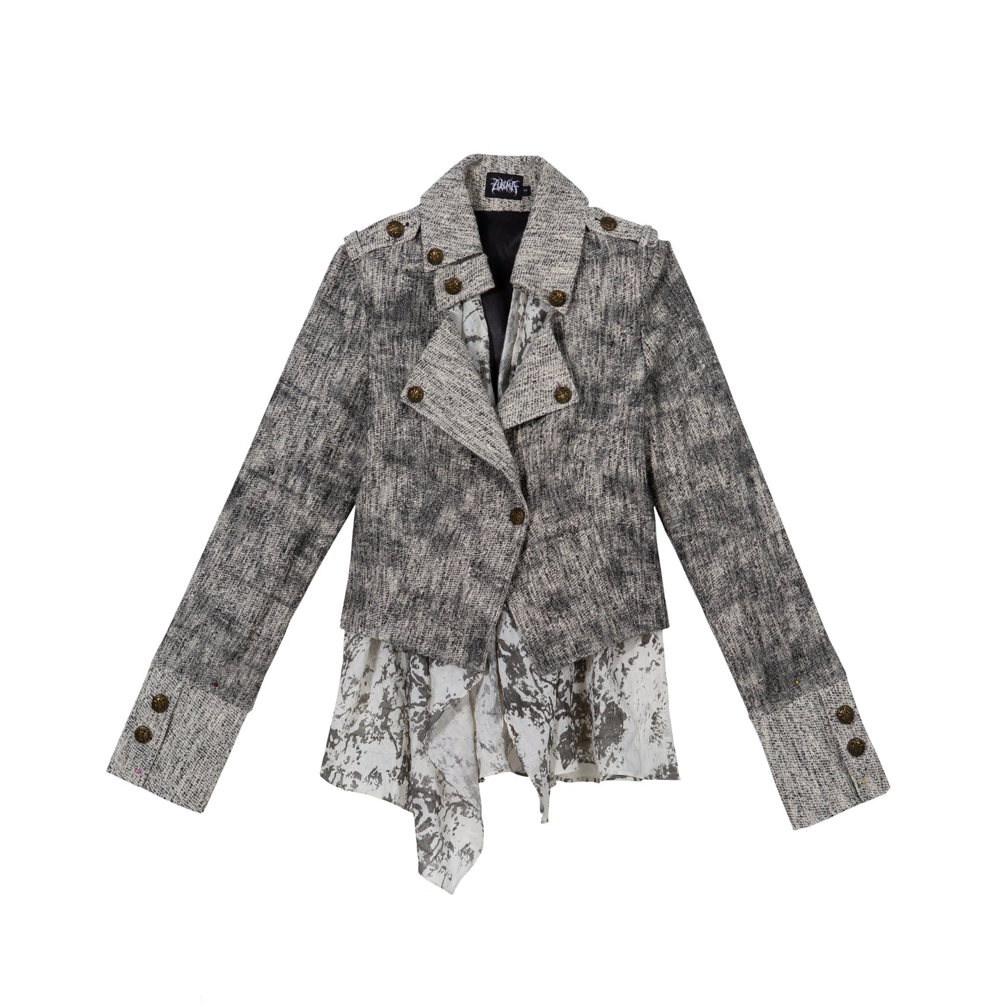 Vintage Printed Slim Jacket