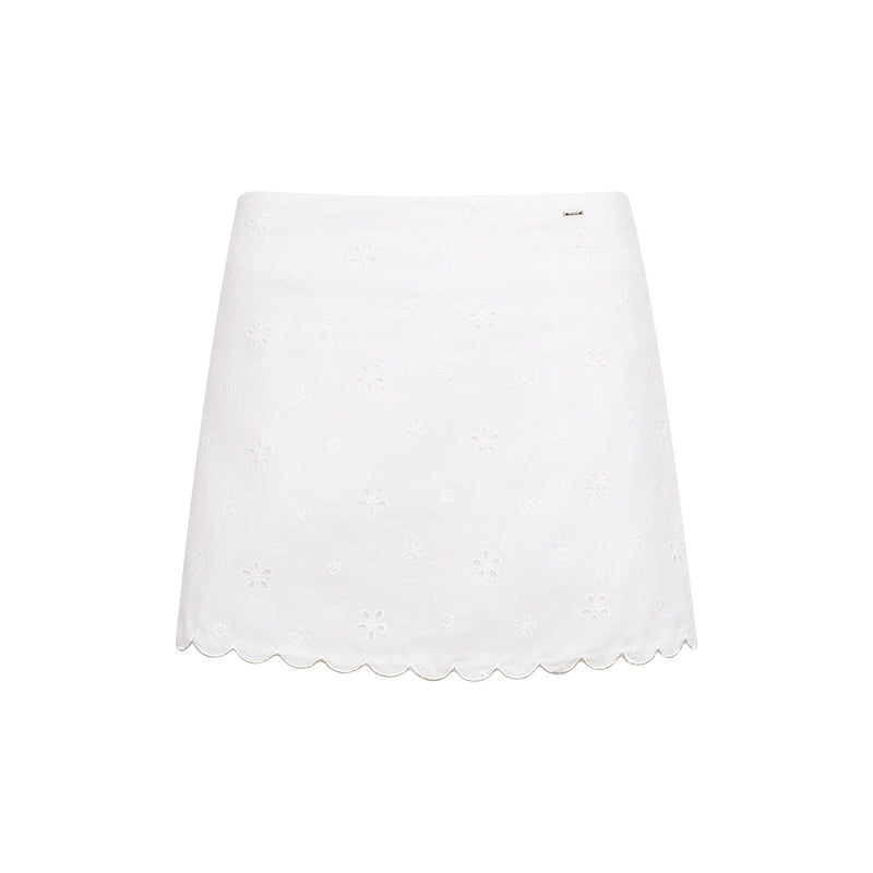 Romantic Lace Halter A-line Skirt