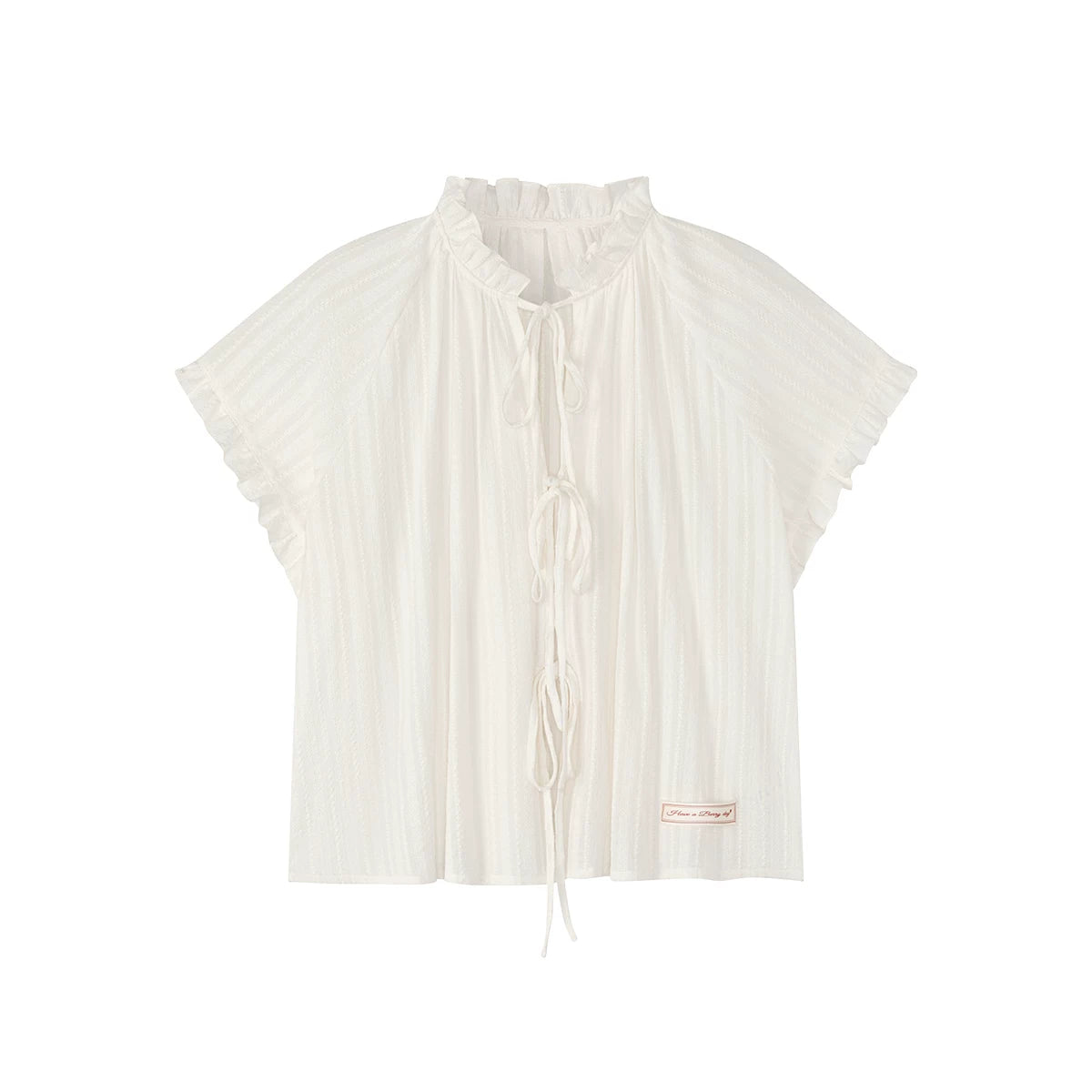 Love Thoughts Ruffled Edge Top